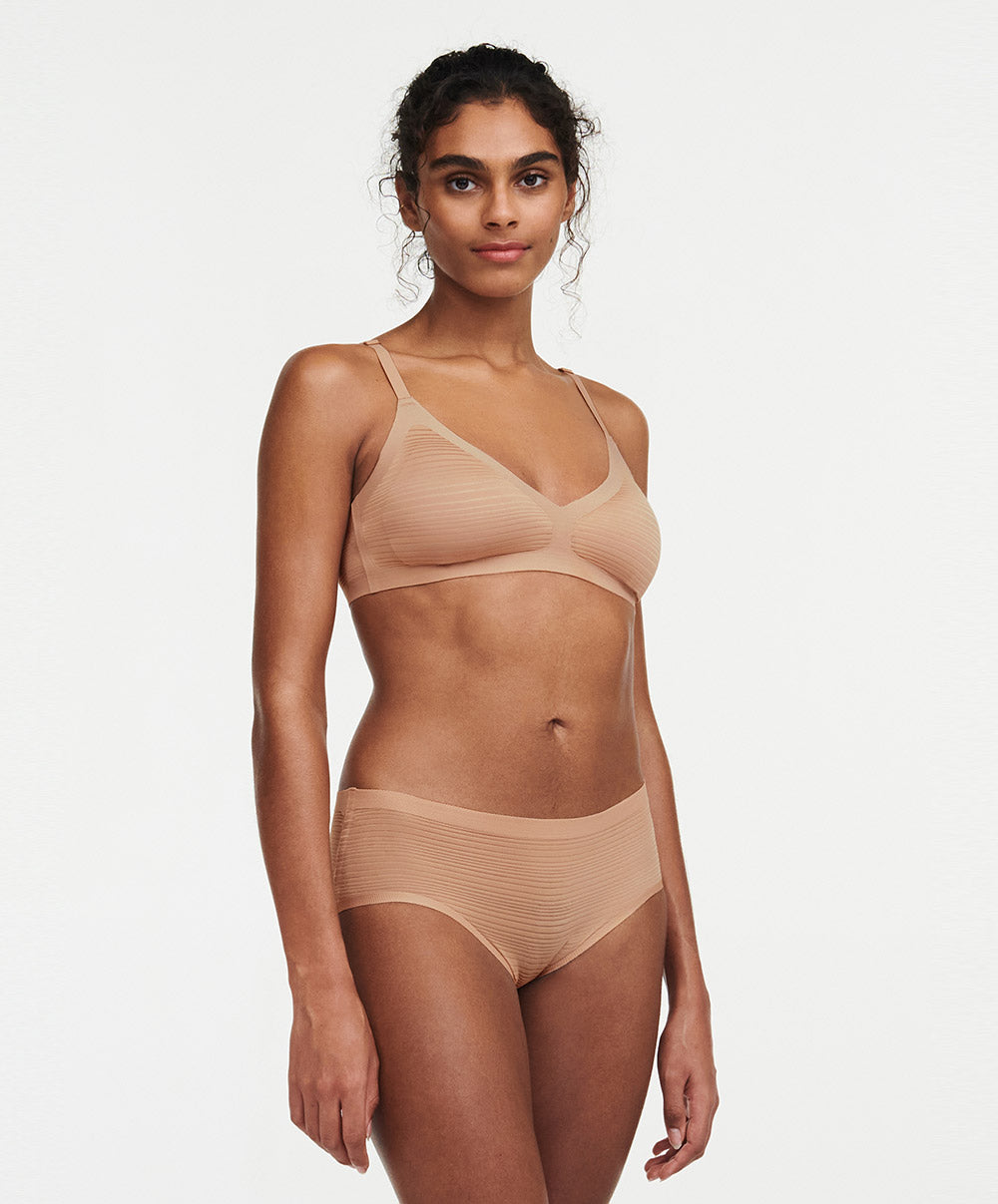 Bralette à coques Chantelle Soft Stretch Stripes sirocco C20D10-00Q
