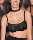 Soutien-gorge brassière pigeonnante Antigel de Lise Charmel Intermède Sexy noir ECG3982-NO