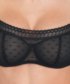Soutien-gorge brassière pigeonnante Antigel de Lise Charmel Intermède Sexy noir ECG3982-NO