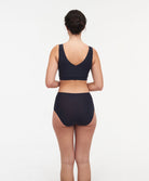 Brassière paddée col V Chantelle Soft Stretch gris profond C16A10-0SE
