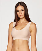 Brassière paddée col V Chantelle Softstretch nude C16A10-0WU 1