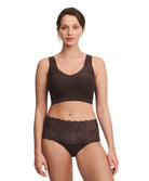 Brassière paddée dentelle Chantelle Soft Stretch brun C11G10-0JL