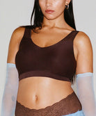 Brassière paddée dentelle Chantelle Soft Stretch brun C11G10-0JL