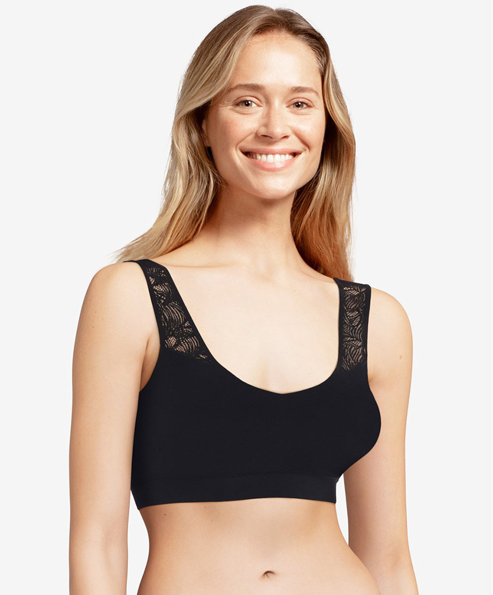 Brassière paddée dentelle Chantelle Softstretch noir C11G10-011 9