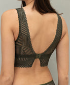 Brassière séduction bralette Antigel de Lise Charmel Tressage Graphic éclat aventure kaki ELC6237-EA