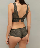 Brassière séduction bralette Antigel de Lise Charmel Tressage Graphic éclat aventure kaki ELC6237-EA