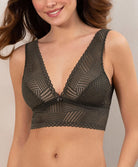 Brassière séduction bralette Antigel de Lise Charmel Tressage Graphic éclat aventure kaki ELC6237-EA