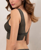 Brassière séduction bralette Antigel de Lise Charmel Tressage Graphic éclat aventure kaki ELC6237-EA