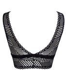 Soutien-gorge bustier tressage graphic Antigel de Lise Charmel Noir ELC6237-TN