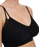 Brassière dentelle à coques sans armatures Chantelle Softstretch Noir C11GQ9-011 4
