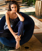 Caraco Lise Charmel Déesse en Glam marine argent ALH4215-MA