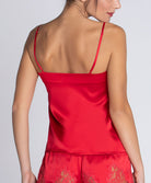 Caraco en soie Lise Charmel Splendeur soie rouge ALC4280-RS