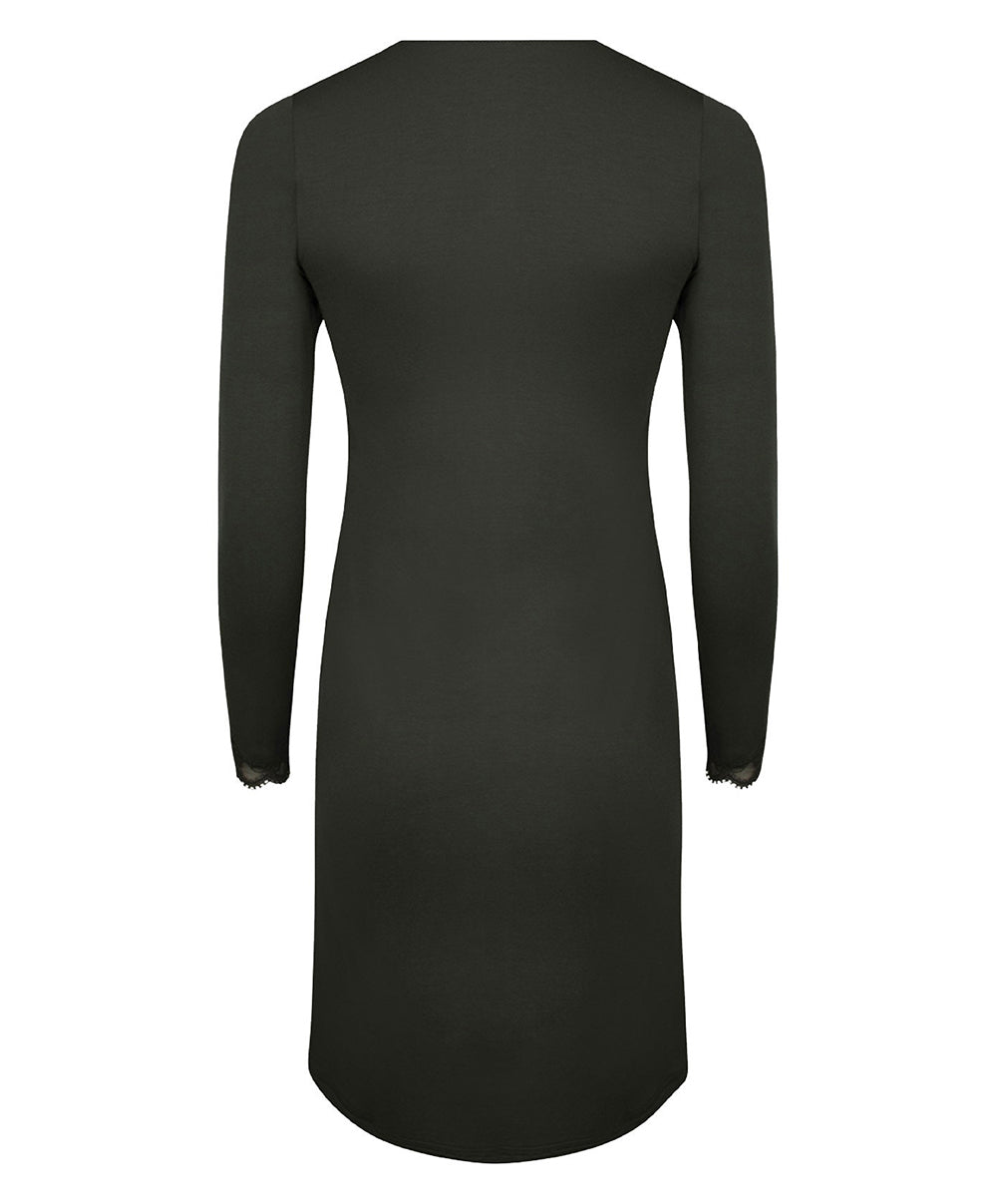 Chemise de nuit manches longues col en V Antigel de Lise Charmel Simply Perfect éclat aventure ENA1306-EA 10