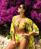 Chemise de plage Lise Charmel bain Jardin Délice soleil jaune ASB2178-SD