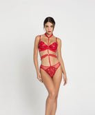 Collier sexy Lise Charmel Glamour Couture rouge AIH0207-GD