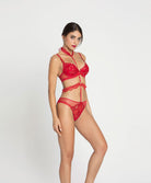 Collier sexy Lise Charmel Glamour Couture rouge AIH0207-GD