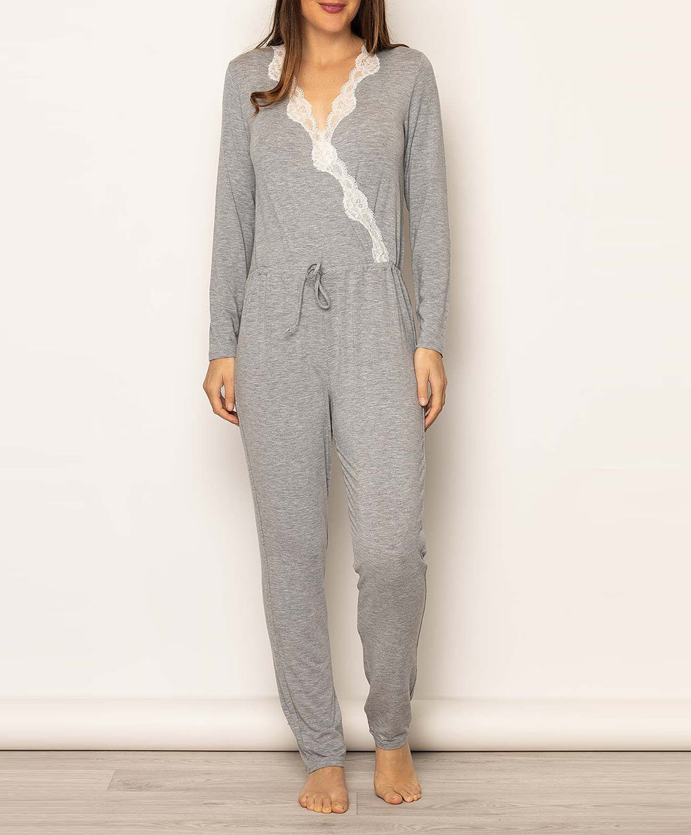 Combi-pantalon Antigel de Lise Charmel Simply Perfect chiné gris ENA3106-CG