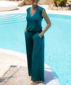 Combi-pantalon de plage Lise Charmel bain Énergie Nautique pacifique ASA3035-PN