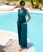 Combi-pantalon de plage Lise Charmel bain Énergie Nautique pacifique ASA3035-PN