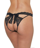 Culotte cheeky Boite a Desir Aubade Noir P020B