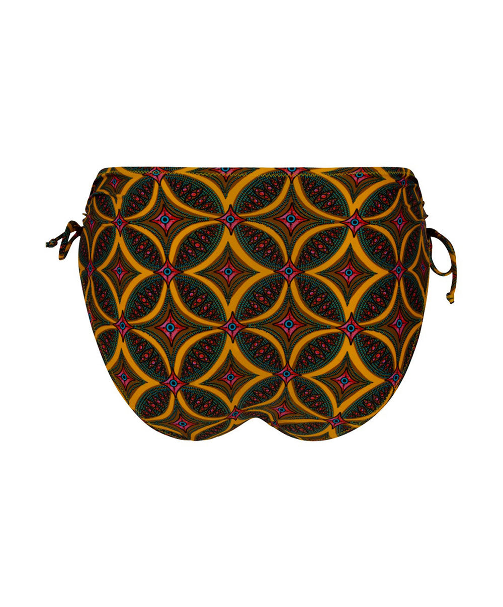 Culotte de bain à coulisses La Muse Africa jaune Antigel Bain FBB0656-JA