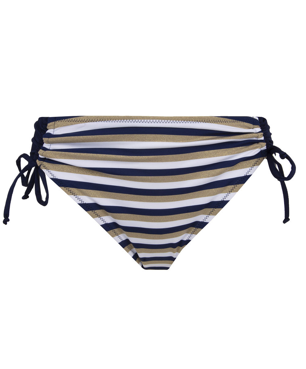 Culotte de bain à coulisses La Belle à Bord or navy Antigel Bain FBB0675-ON 10