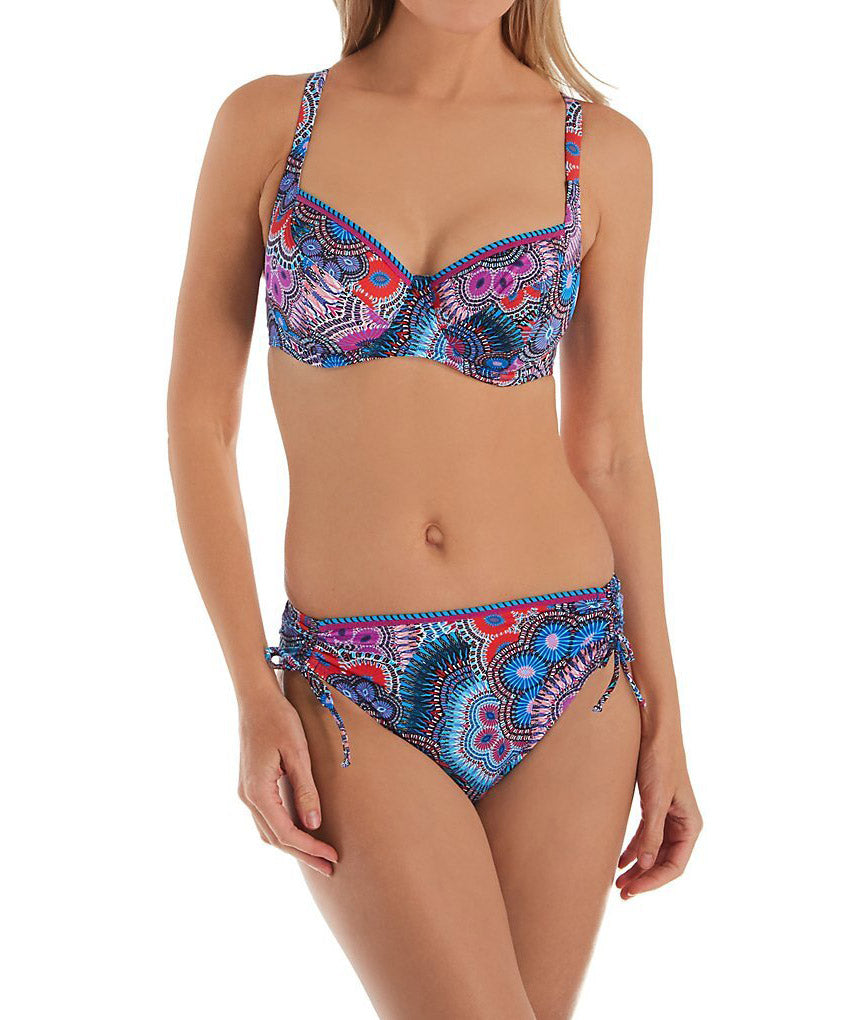 Culotte de bain à coulisses L'Avatar Antigel bleu Antigel de Lise Charmel FBA0632-BA face