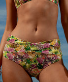 Bas de maillot culotte haute Exotic fever Tropical light Aubade Bain LK24-TROI