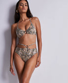 Bas de maillot culotte haute Fierce spirit Serpent Aubade Bain 2V24-SERP