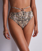 Bas de maillot culotte haute Fierce spirit Serpent Aubade Bain 2V24-SERP