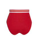 Culotte de bain rétro taille haute Lise Charmel bain Énergie Nautique rouge flamme ABA0235-FN 10