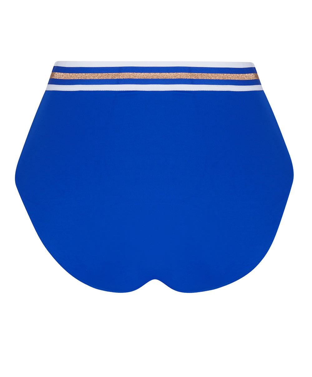 Culotte de bain rétro taille haute Lise Charmel bain Énergie Nautique surf bleu ABA0235-SN 100