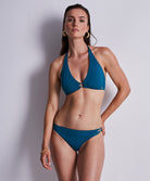 Culotte maillot de bain brésilienne Aubade Bain Secret Laguna teal bleu canard 2T22-TEAL