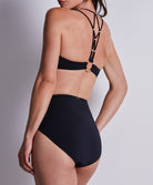 Culotte maillot de bain taille haute Aubade Bain Secret Laguna noir 2T24-NOIR