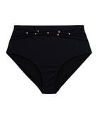 Culotte maillot de bain taille haute Aubade Bain Secret Laguna noir 2T24-NOIR
