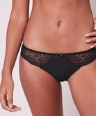 Culotte en coton Simone Pérèle Eden noir 12E727-015
