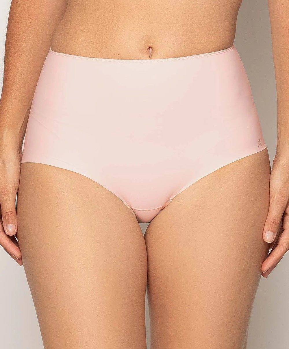 Culotte gainante taille haute Antigel de Lise Charmel Culte Beauté rose délicat ECH0666-RD