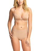 Culotte haute invisible Wacoal Intuition beige toasté WE108028-TOG