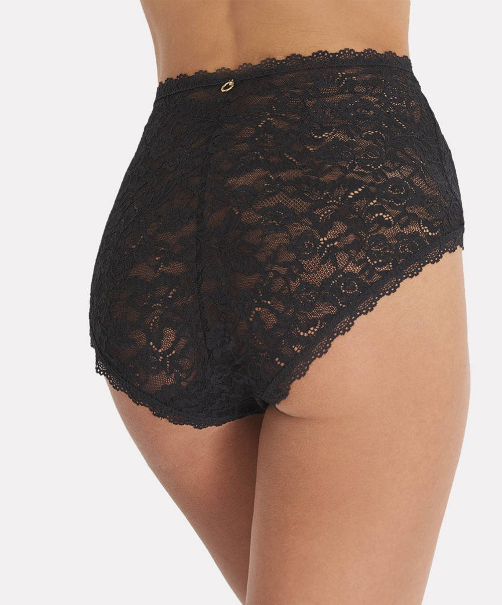 Culotte haute rosessence Aubade noir