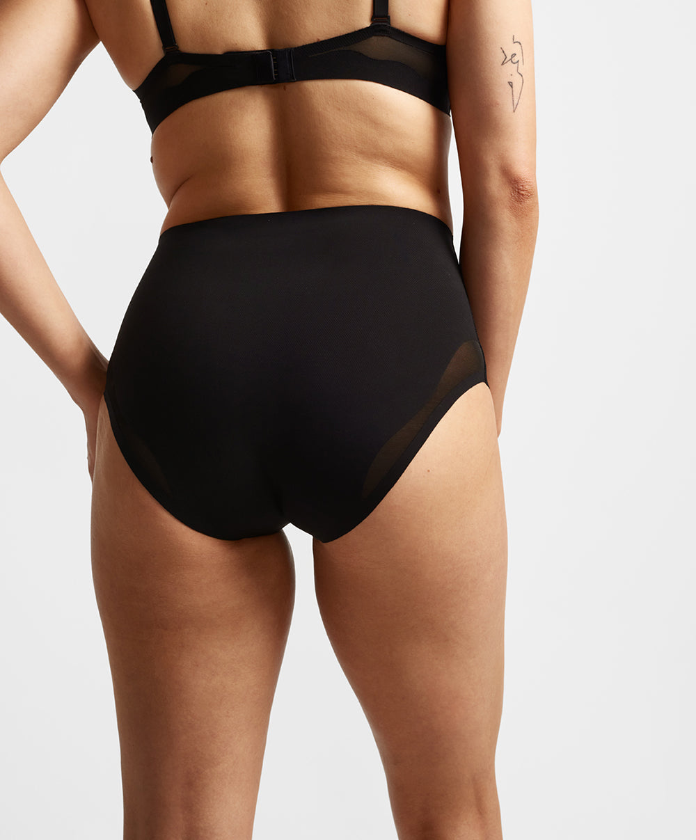 Culotte haute maintien Chantelle Pure light Noir C10M80-011