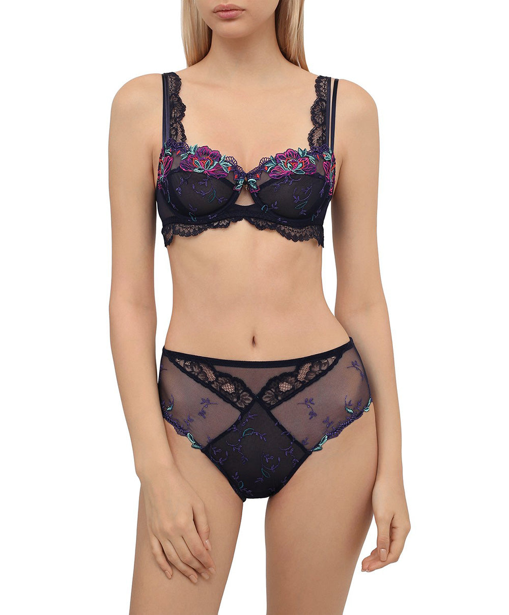 Culotte haute Lise Charmel Magie saphir Eclosion bleu ACH0311-ES