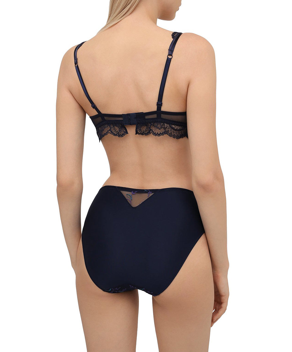 Culotte haute Lise Charmel Magie saphir Eclosion bleu ACH0311-ES