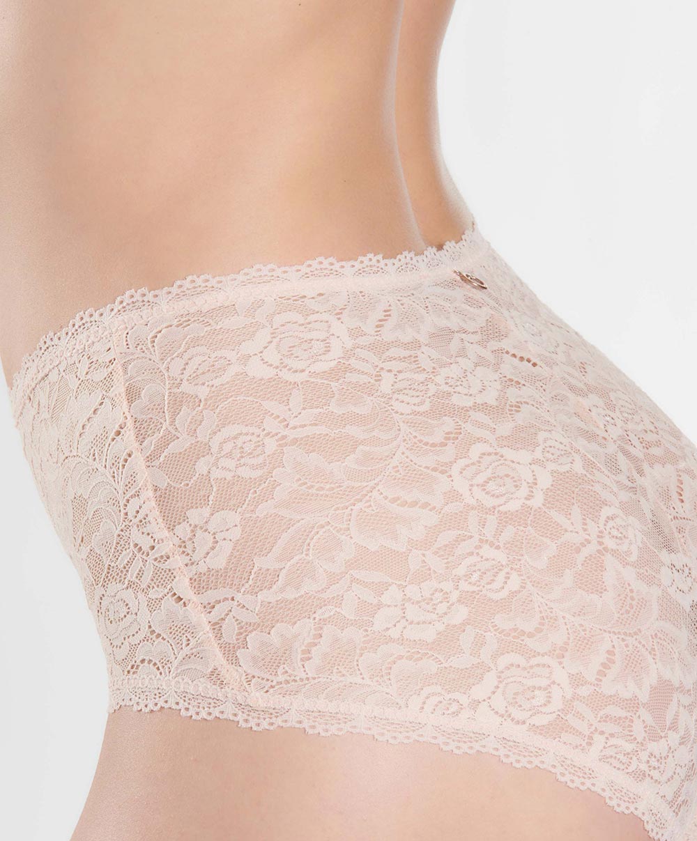 Culotte haute Rosessence nude été Aubade HK24-NETE