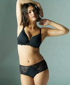 Culotte haute Simone Pérèle Caresse noir 12A770-015