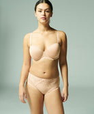 Culotte haute Simone Pérèle Caresse peau rosée 12A770-739