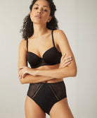 Culotte haute Comète Noir Simone Pérèle 12S770-015