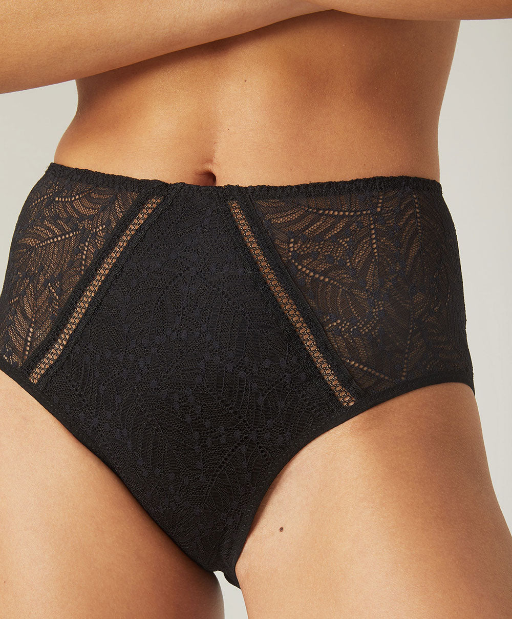 Culotte haute Comète Noir Simone Pérèle 12S770-015