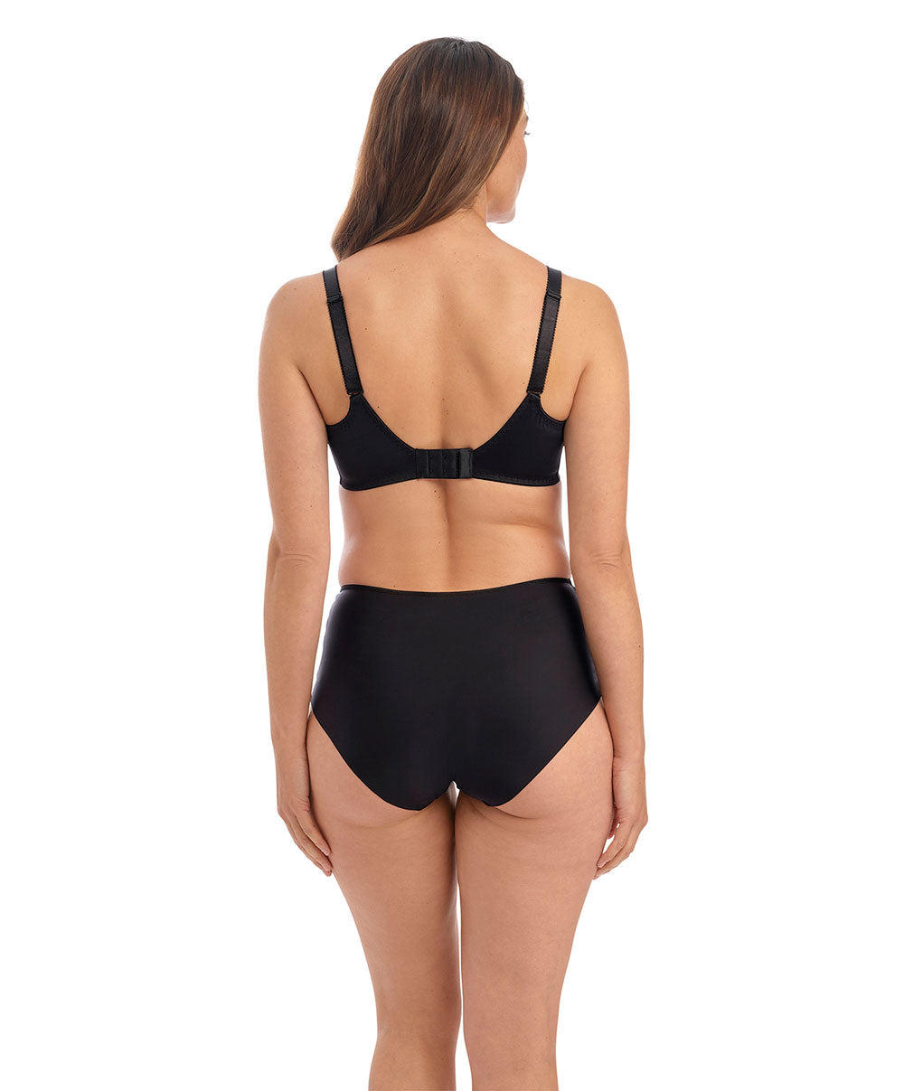 Culotte haute dos opaque Fantasie Jocelyn noir FL100551-BLK