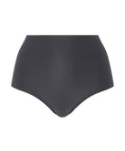 Culotte haute grande taille Chantelle Soft Stretch gris profond C11370-0SE