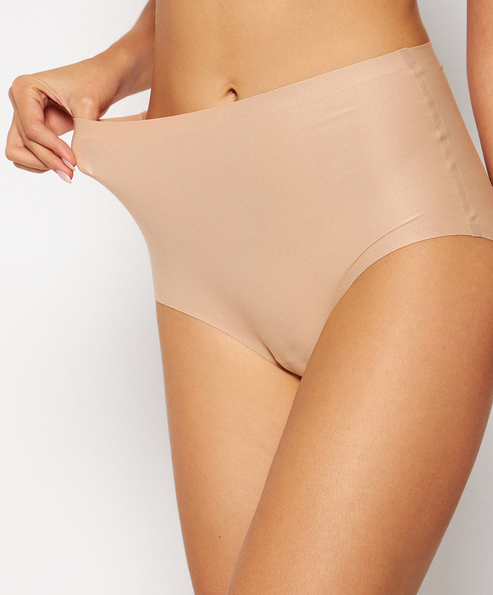 Culotte haute grande taille Softstretch nude Chantelle C11370-0WU 3